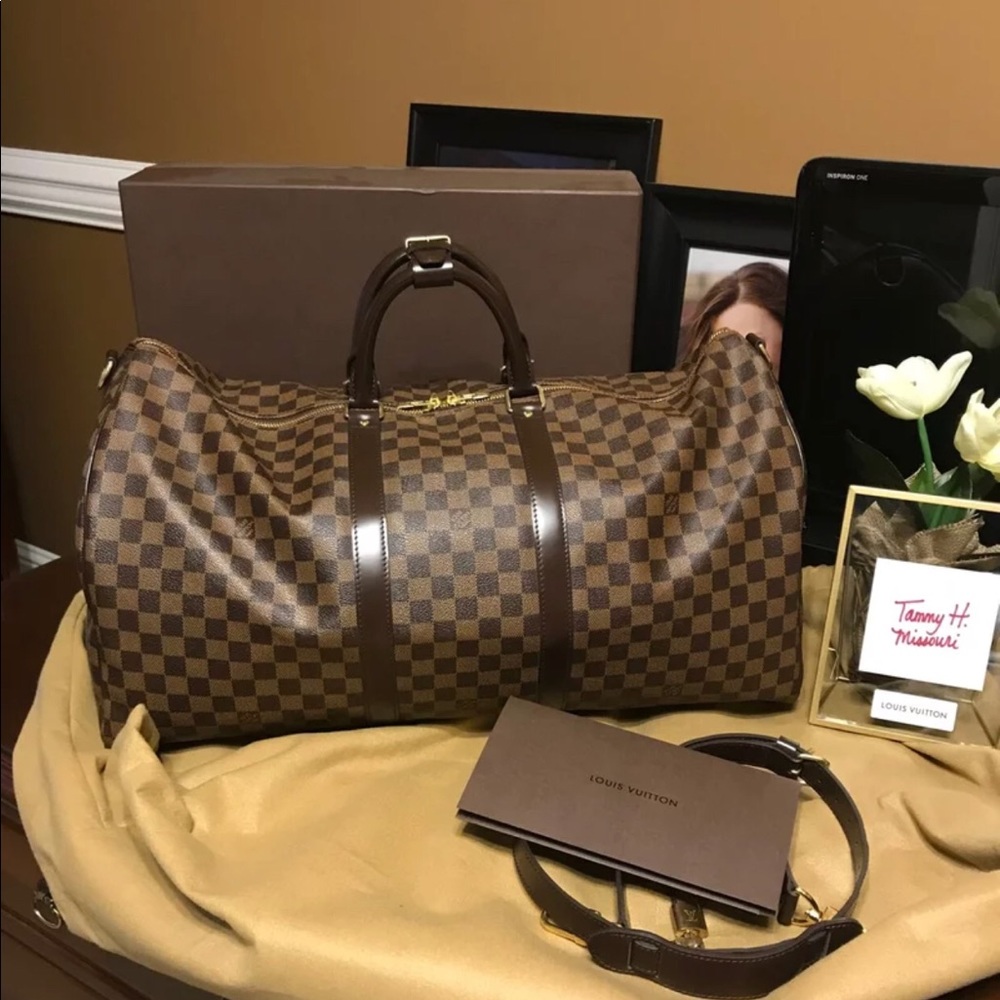SOLD ON MERCARI!!!!!!!! LV Keepall Bandouliere 55